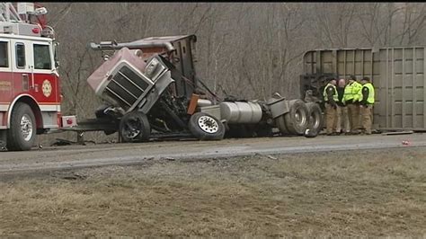Accident on 71 today - Two people have been taken to the hospital after a crash involving two semi-trucks happened on Interstate 71 near state Route 72 in Greene County early Wednesday morning. The Ohio State Highway Patrol tells us both drivers were taken to Adena Regional Medical Center with non-life-threatening injuries. Interstate 71 was shut down from state ...